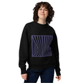 Unisex ECO-tröja, 🟣 Lila tryck, 100 % ekologisk bomull S-2XL