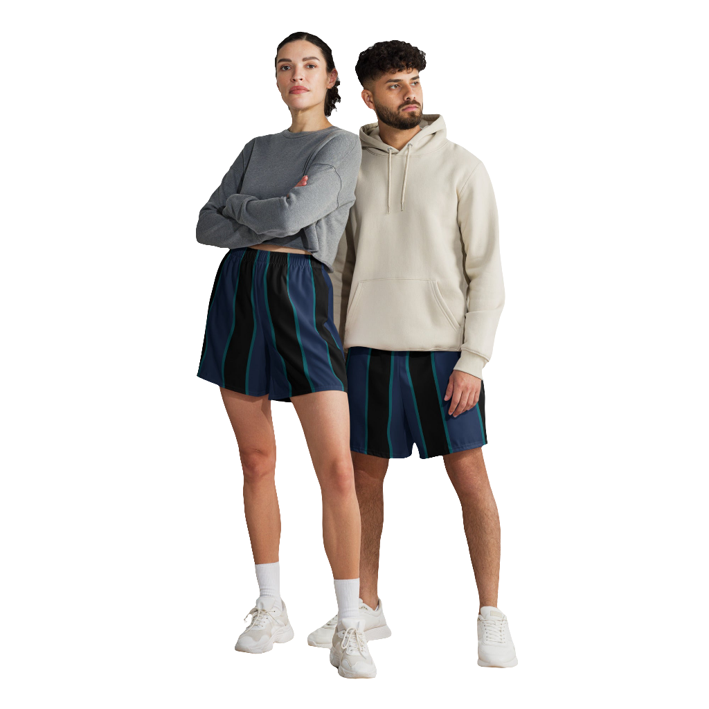Ekologiska ♻️ Unisex långa sportbyxor – STRIPES6