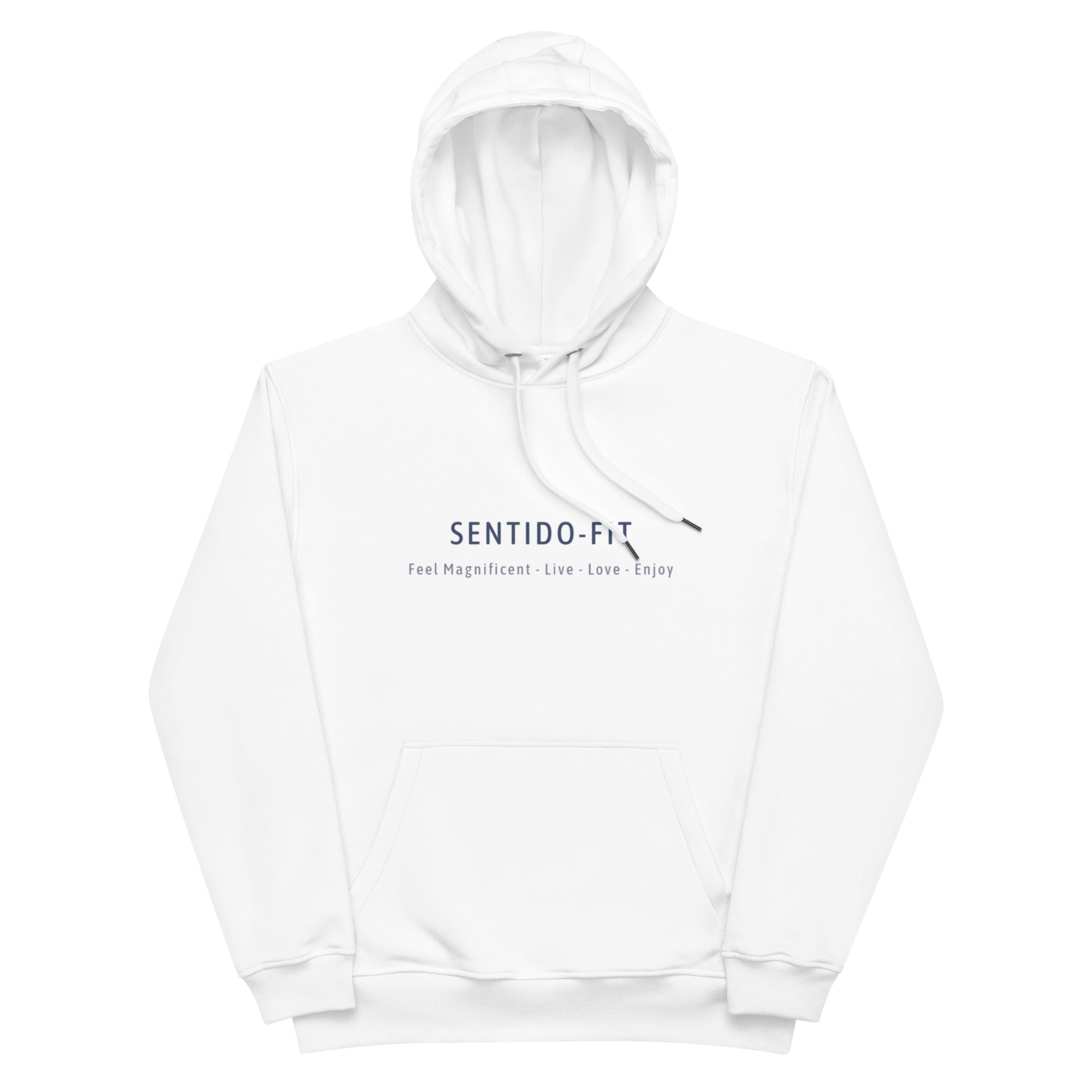Premium eko-hoodie – SENTIDO-FIT unisexmodell, storlekar XS - 5XL