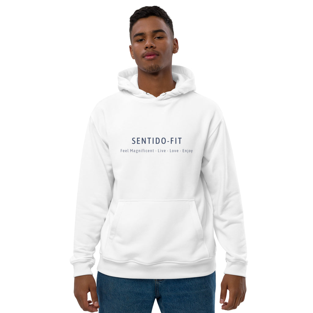 Premium eko-hoodie – SENTIDO-FIT unisexmodell, storlekar XS - 5XL