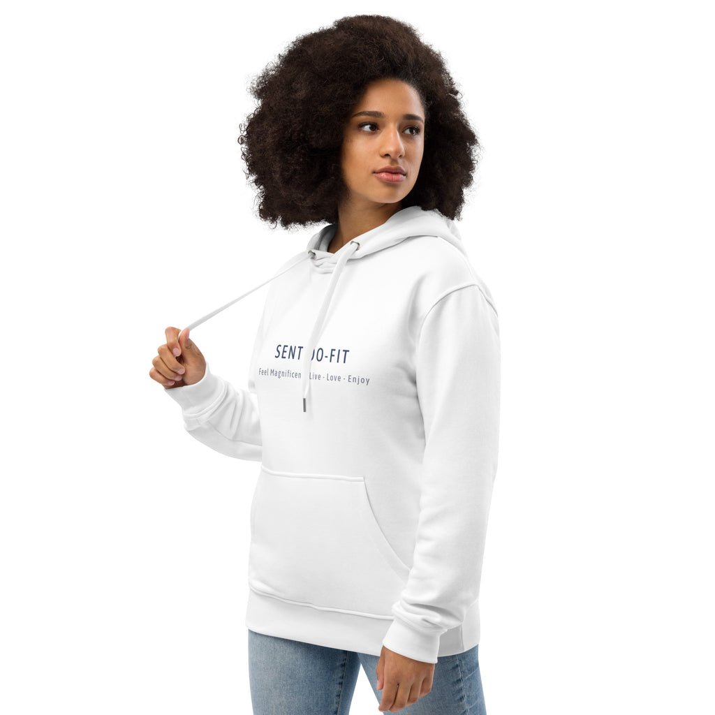 Premium eko-hoodie – SENTIDO-FIT unisexmodell, storlekar XS - 5XL