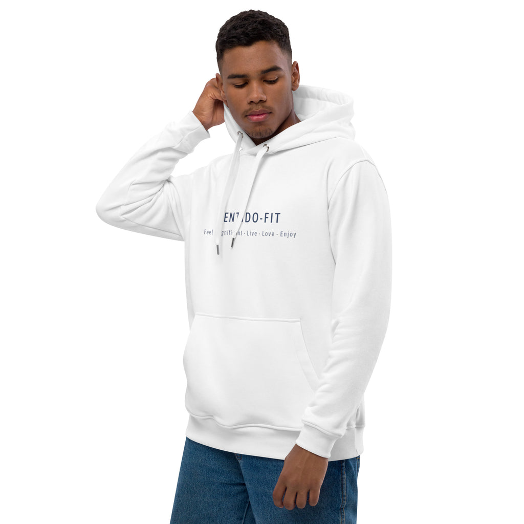 Premium eko-hoodie – SENTIDO-FIT unisexmodell, storlekar XS - 5XL
